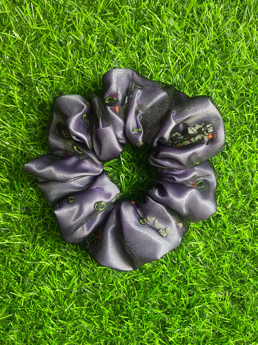 Oogie Boogie inspired shaker scrunchie