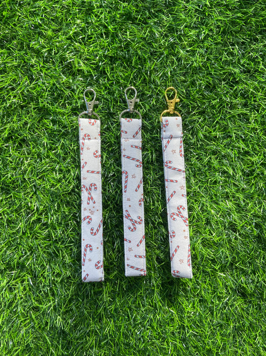 Candy canes keychain